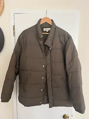 Madewell Men's PRIMALOFT Puff Jacket - Olive Large Excellent Condition • $45