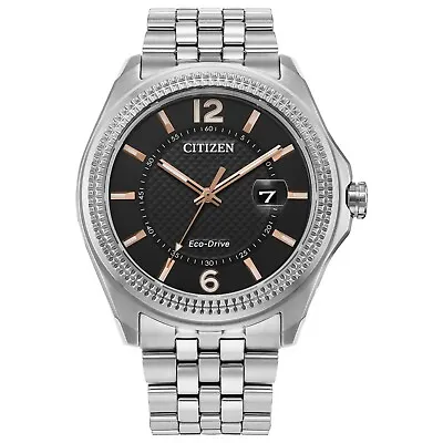 Citizen Corso Eco-Drive Men's Silver Calendar Watch 42MM AW1740-54H • $121.99