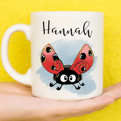 Personalised Ladybird Mug | Ladybird Gifts | Gifts For Ladybird Lovers • £11.99