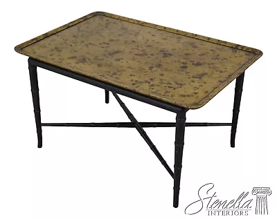 60774EC: KITTINGER Vintage Bamboo Form Modern Design Coffee Table • $895