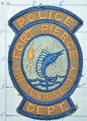 Florida Fort Pierce Police Dept Vintage Patch • $5