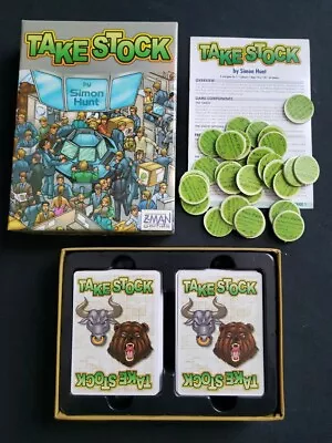 Take Stock (Card Game 2006) Z-Man Games Family Economic Cards COMPLETE • $7.99