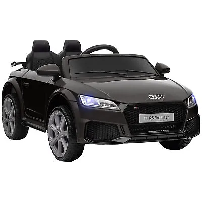 £135.99 • Buy HOMCOM 12V Battery Licensed Audi TT RS Ride-On Car W/ Remote, Headlight - Black