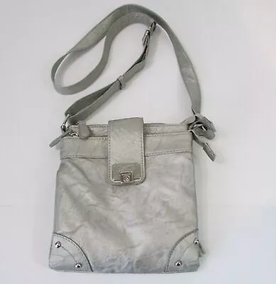 ROSETTI Silver Crossbody Organizer Handbag • $14