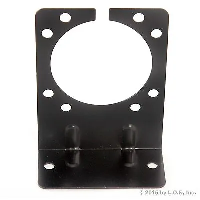 Trailer Wire Connector Mounting Bracket For 7-Way RV Blade Sockets Heavy Duty • $16.98