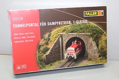 FALLER 120558 Tunnel Portal For Steam Operation 1-gleisig Gauge H0 Boxed • $9.42