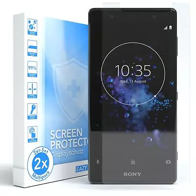 EAZY CASE 2x Screen Protector Glass For Sony Xperia XZ2 Premium Safety Foil • $9.96