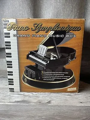 Piano Symphonique Grand Piano Music Box 20 Metal Song Discs /Tested • $78.99