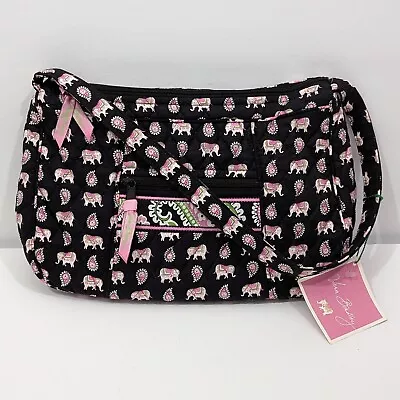 Vera Bradley Pink Elephant Ribbon Breast Cancer Foundation Bag Purse Handbag NEW • $29.95