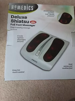 HoMedics FM-TS9 Deluxe Shiatsu Foot Massager With 18 Heat Massage Heads • £10