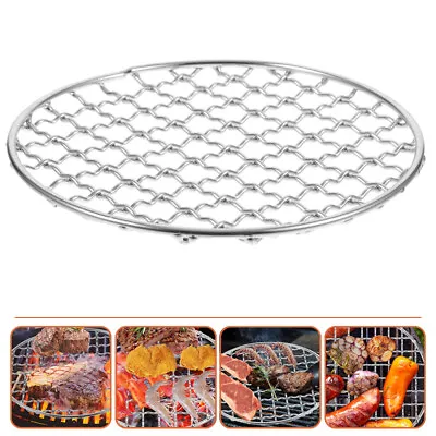  BBQ Mesh Stainless Steel Outdoor Griddle Grill Barbecue Net • £15.19