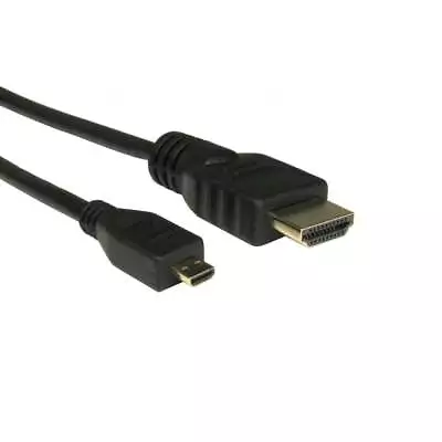 3m Long MICRO HDMI V2.0 Cable A To Type D 4K ARC Kindle Fire HUDL Tablet To TV • £5.89