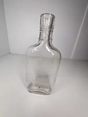 Vintage Early 1900's Glass Whiskey Flask Liquor Container  • $13.45