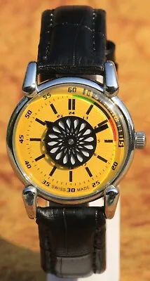 Roulette Mystery Dial Hand 17 Jewels FHF ST96 Swiss Hand Winding Movement Watch • $44.99