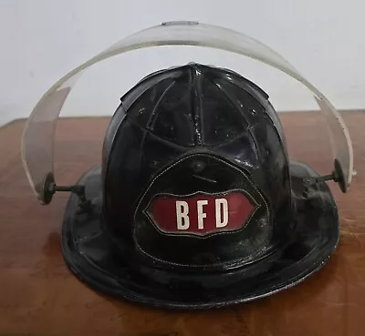 Vintage Cairns Fire Helmet  B.F.D Bridgewater  • $79.99