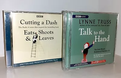 LYNNE TRUSS - Talk To The Hand & Eats Shoots And Leaves - 2 CD Audio Books • $12.44