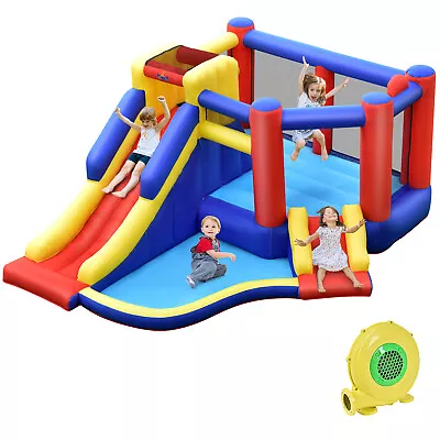 Inflatable Water Park Bouncy Castle Kids Jumper House Ball Pit For Backyard • $433.95