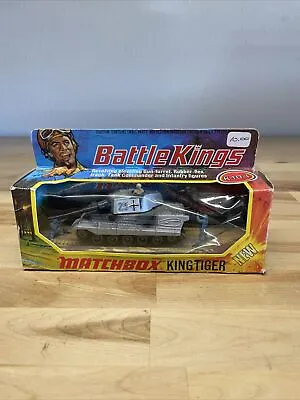 1974K-104 Matchbox Battle Kings-King Tiger OG Box Factory Attached Mint • $62.99