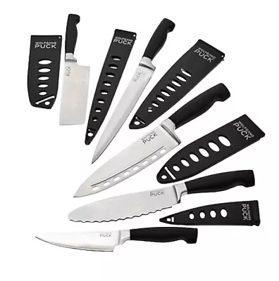 Wolfgang Puck High Carbon Stainless Steel Knife 10 Piece Cutlery Set~Black-NEW • $44.95