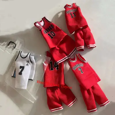 1/12 Jersey Basketball Suit Model For 6  Male Action Figure Body Accessories • $29.99