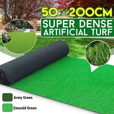 £7.61 • Buy 10mm Artificial Grass Garden Turf Offcut Roll End Realistic Turf Lawn Fake Ne