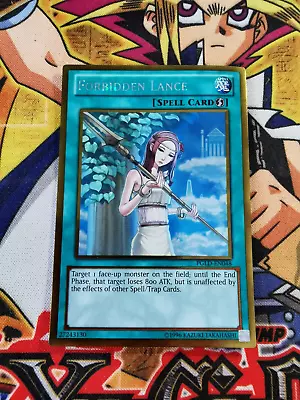 Forbidden Lance Pgld-en048 Unltd Ed (VLP) Gold Rare Yu-Gi-Oh! • £2.75