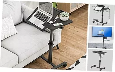 NC Furist Bedside Table Rolling Laptop Tray And Projector Cart Height  • $73.40