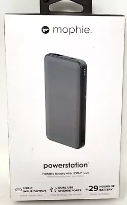 Mophie Powerstation 8000mAh Portable Battery With USB-C / USB-A Port -Space Gray • $14.95