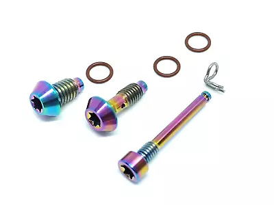 Oil Slick Titanium Caliper Hardware Kit For Magura MT4 MT6 MT8 Carbon SL • $18