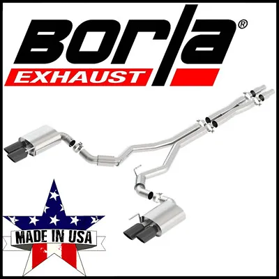 Borla S-Type 3  Cat-Back Exhaust System Fit 2018-2024 Ford Mustang GT Coupe 5.0L • $1770.99