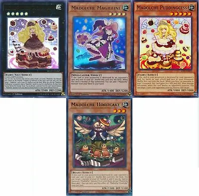 Yugioh Complete Madolche Deck! Magileine Anjelly Tiaramisu Hootc **HOT** + Bonus • $149.95