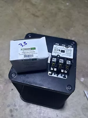 TradePro 3 Pole Contactor 24 VAC Coil 40FLA Central Air Conditioner 50/60Hz • $24.99
