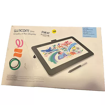 Wacom One Drawing Tablet W/Screen 13.3  Pen Display For Mac PC Chromebook NEW • $149.99