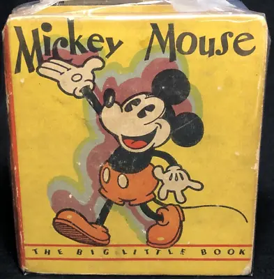 1933 Mickey Mouse First Little Big Book Chubby Mickey 717 Walt Disney W Covers • $350