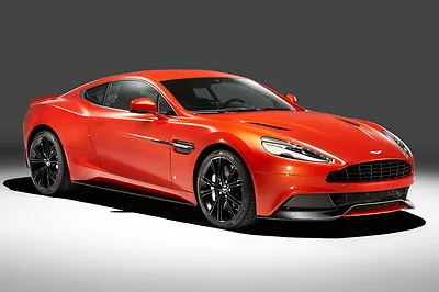 2014 ASTON MARTIN VANQUISH CAR POSTER PRINT 24x36 HI RES 9 MIL PAPER • $39.95