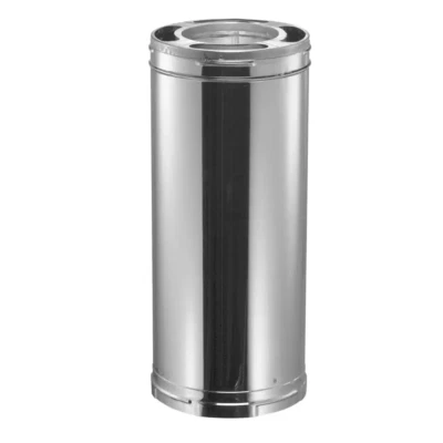 $120.68 • Buy Duraplus Triple-Wall Chimney Stove Pipe 6 X 6 In, Two Insulating Layers