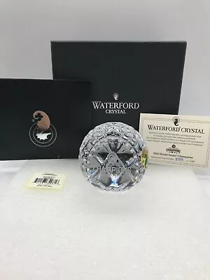 Chicago Cubs MLB Waterford Crystal Champions 2016 Baseball Paperweight • $149