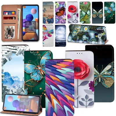 Printed PU Cover Phone Case For Samsung Galaxy A10/A10E/A20E/A21S/A30S/A40     • £3.59