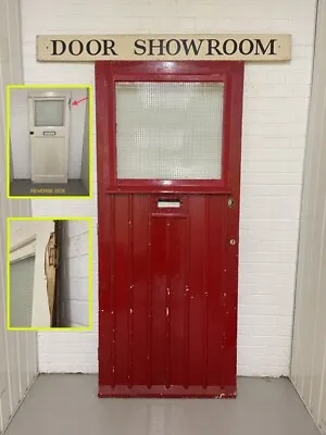 Reclaimed Victorian Edwardian Wooden Panel Front Door 2130 X 910mm • £350