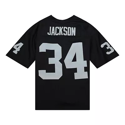 Oakland Raiders Mitchell & Ness Bo Jackson #34 1988 Black Legacy Jersey • $159.99