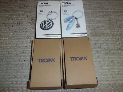 TROIKA Volkswagen VW Keychain Keyring Schlüsselanhänger Set Of 2 From Japan F/S • $50