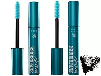 2 X Avon True Super Shock MAX Volume Mascara Volumizing Black 10 Ml New • $39.99