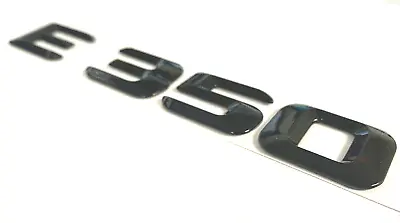 #1 Black E350 Fit Mercedes E350 Rear Trunk Emblem Badge Nameplate Decal Letter • $12.99