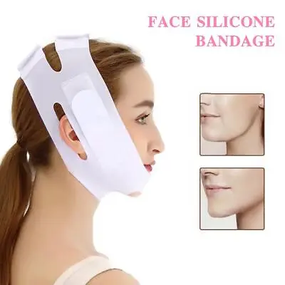 $6.95 • Buy V-line Face Chin Cheek Lift Up Shaper Slimming Slim Mask Anti Wrinkle Strap Ban`