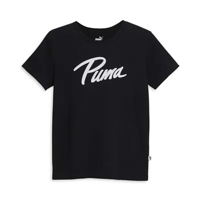 Puma  Iridescent Tee Womens Black Casual Tops 67916801 • $14.99