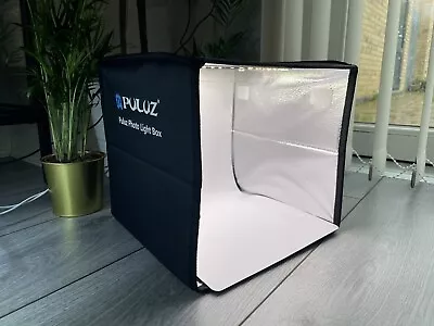 Portable Photo Studio Photography Light Box LED Multiple Backgrounds Photo Box • £24.99