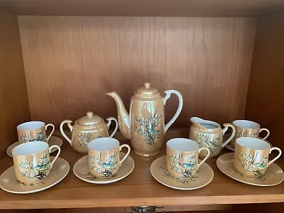 Vintage Japanese Porcelain Tea/Coffee Set In Lovely Condition • £30