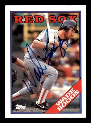 1988 Topps Baseball #200 Wade Boggs Signed Auto Autograph (no COA) • $30