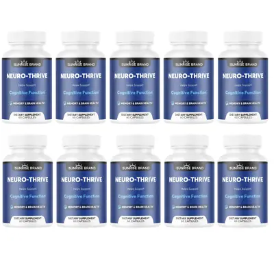 Neuro-Thrive Supports Cognitive Function Memory & Brain Health 10pck 600cps • $159.95