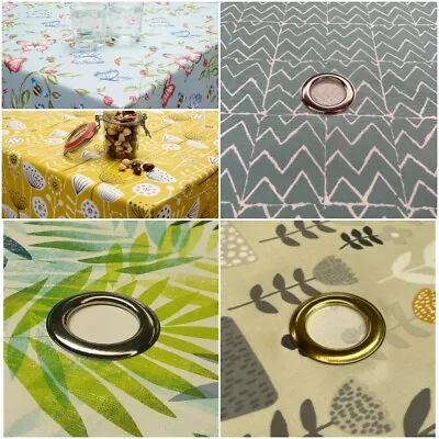 £16.99 • Buy Wipe Clean Oilcloth Outdoor Garden Tablecloth With Parasol Hole 132cm X 100cm 